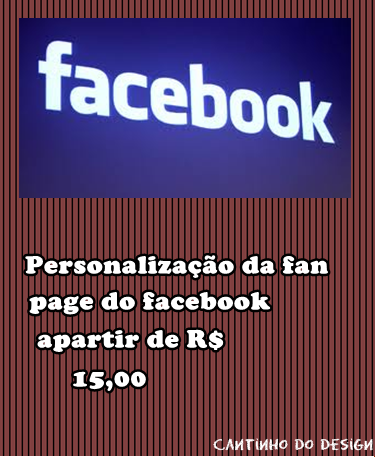 Personalização Fan Page Facebook